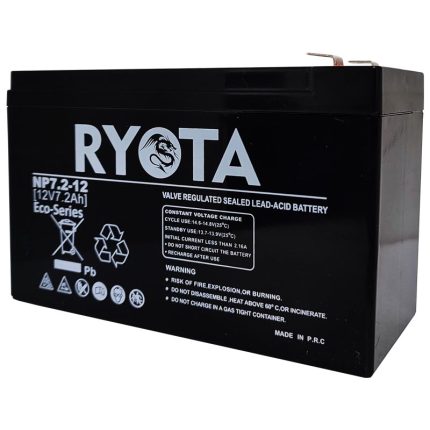 باتری یو پی اس ریوتا 12 ولت 7.2 آمپر مخصوص UPS با کیفیت بالا