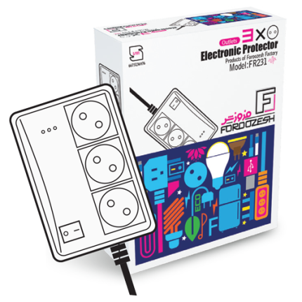 محافظ ولتاژ یخچال 3 خانه فروزش مدل FR231