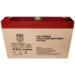 باتری UPS با ولتاژ 6 ولت و شدت جریان 7 آمپرساعت کا اچ پاور مدل KH 6-7 - Image 2