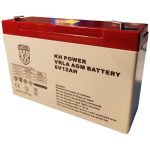 باتری سیلد اسید 6 ولت 12 آمپر KH Power مناسب سیستم‌های اضطراری و دستگاه‌های پرتابل