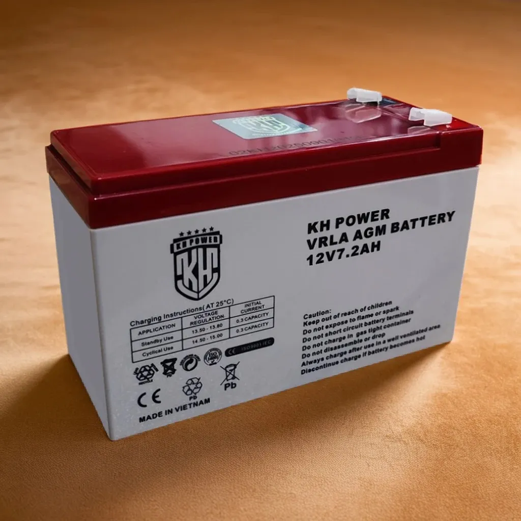باتری UPS کا اچ پاور 12 ولت 7.2 آمپرساعت مدل KH 12-7.2